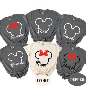 Comfort Colors Personalized Disney Trip Shirt, Custom Disneyland Shirt, Disney Vacation T-Shirt, Disney Family Matching, Magical Castle Tee