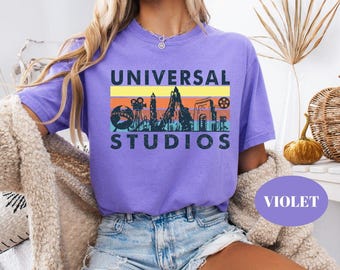 Universal Studios Comfort Colors® Shirts, WDW Family Trip Tshirts, Disneyland Vacation Tees, First Disney Trip T-Shirts, Magic Kingdom Tees