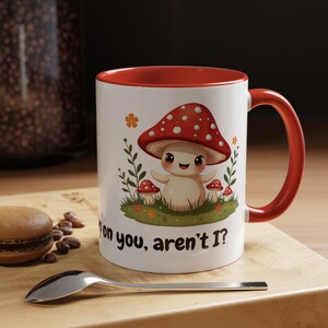 Cute Mushroom Mug, Mushroom Motifs, Funny Gift for Mushroom Lovers, Coffee Mug, Valentine&#39;s Day, Nature Lover Cup, Gift for Best Friend
