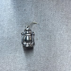 Vintage 3D Oil Lamp Charm