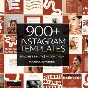 900+ Skincare Instagram, Esthetician Instagram, Skincare Instagram Templates, Skincare Posts, Esthetician Templates, Skincare Social Media