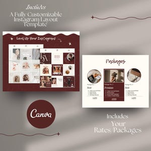 Portfolio Website Template Social Media Manager Website Canva Template Creative Website Template SMM Presentation Editable Portfolio Website image 3