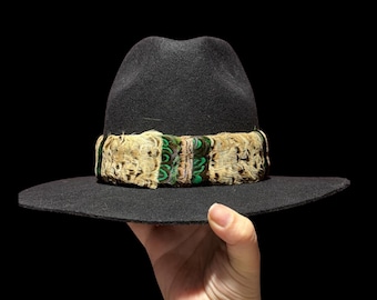 Hawaiian Feather Lei, Hat Band Lei Hulu Humu Papa, Natural White