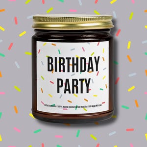 Bougie parfumée de fête d&#39;anniversaire, cadeaux pour femme et homme pour toutes les occasions, cadeau pour une fête, décoration d&#39;anniversaire pour la maison, cadeau de fête