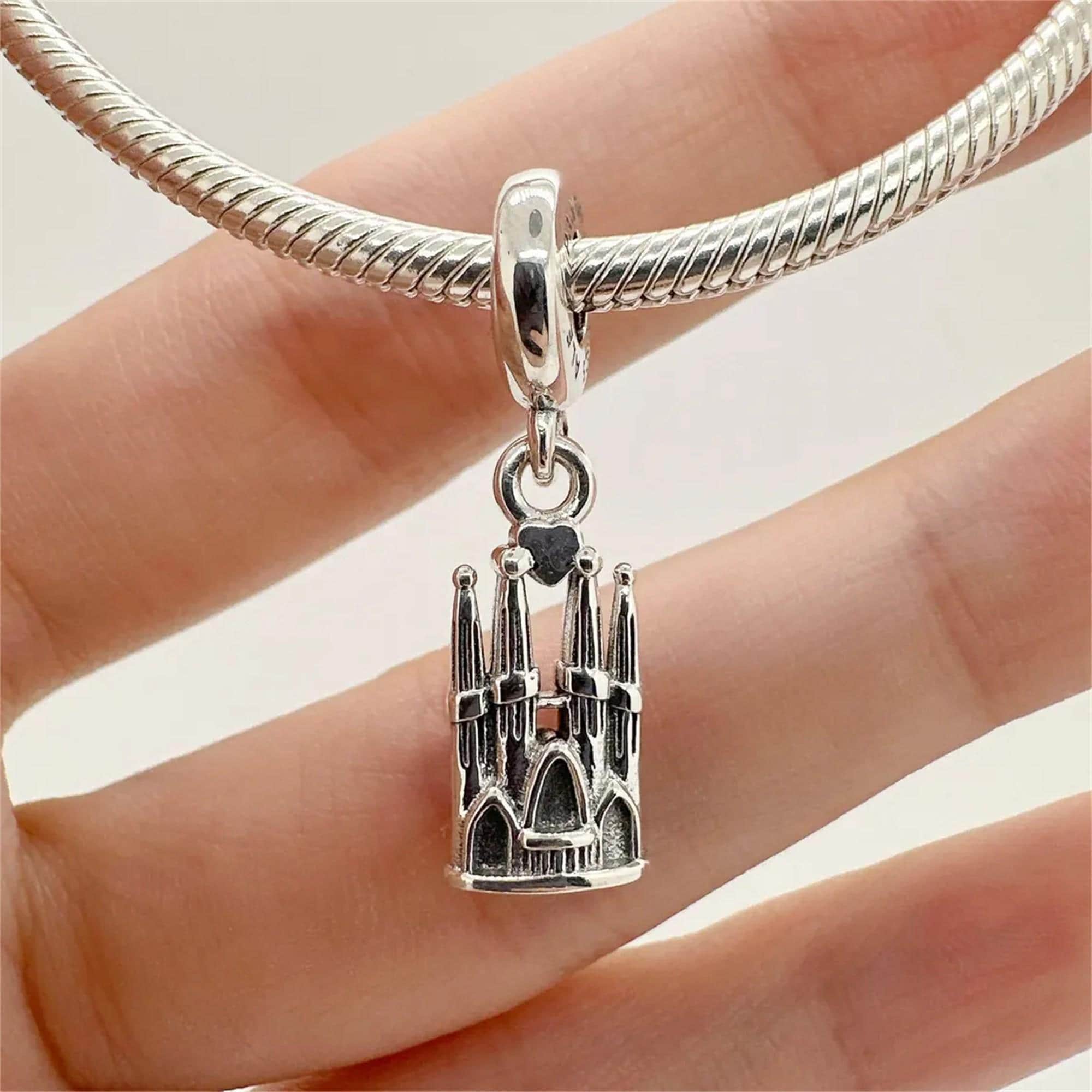 Sagrada familia pandora bracelet charm - Etsy 日本