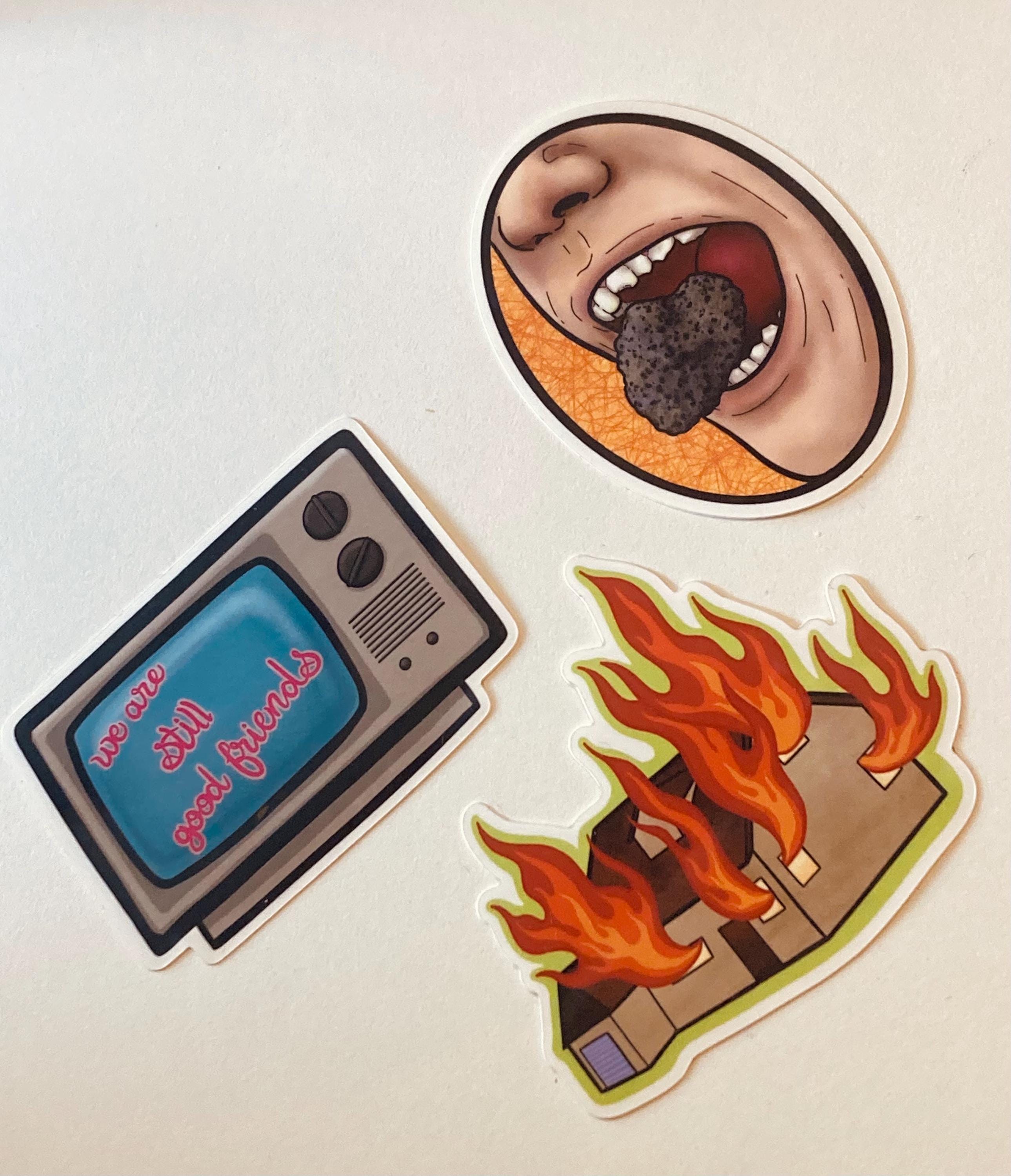 Talken Sticker Talking Heads Sticker Set - Etsy