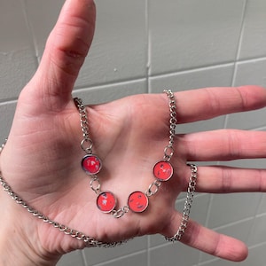 Talking Heads Remain In Light chain necklace