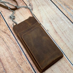 Leder Handytasche für Männer und Frauen, Handy Crossbody Bag, personalisierte Handytasche, Geburtstagsgeschenk, Geschenk für Sie
