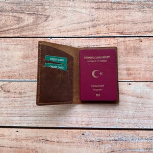 LuxeVera | Personalized Premium Leather Passport Holder Personalized Passport Holder Passport Cover   Passport Case