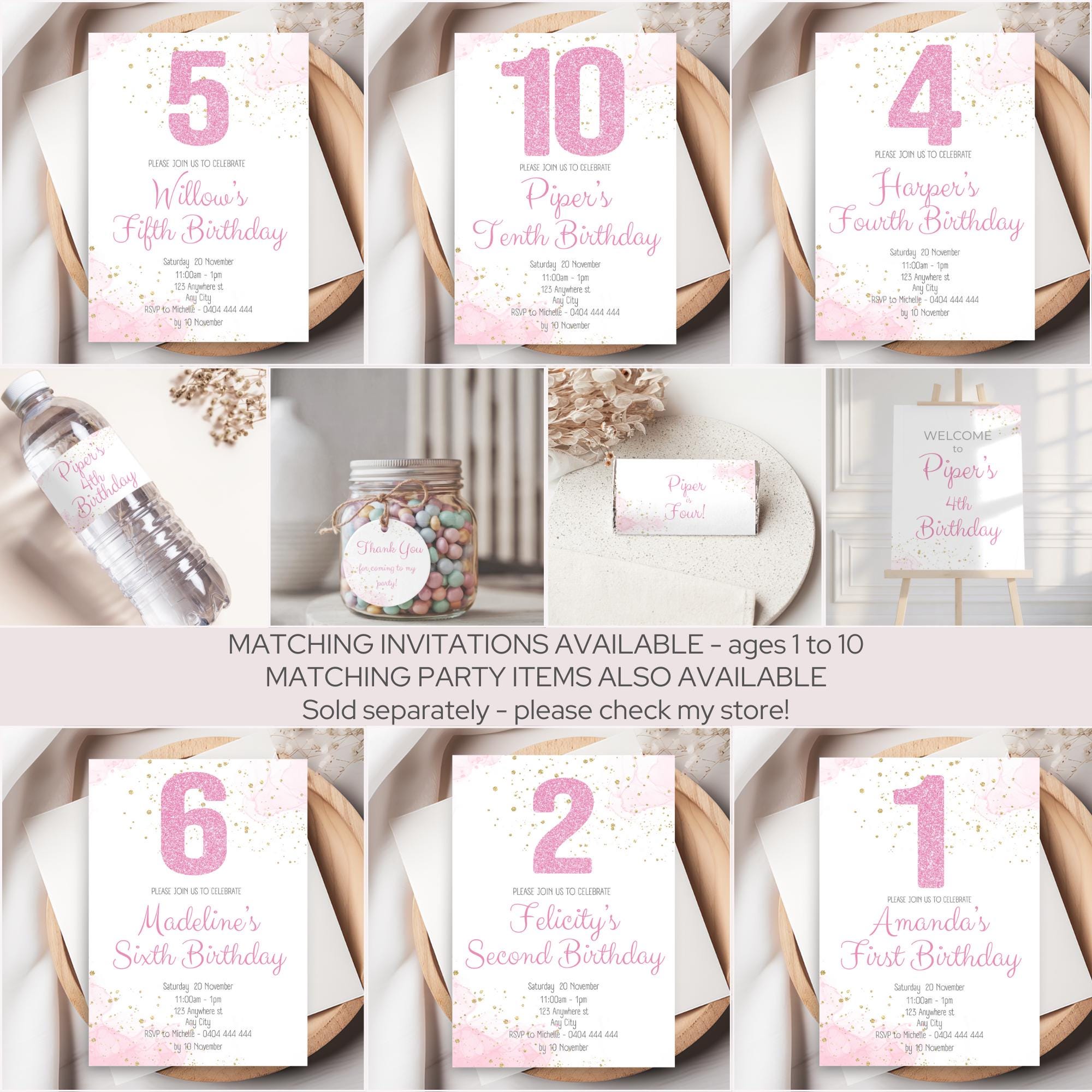 Striscione Olografico Per 6° Compleanno – Rosa, 3,9 Metri, Per Feste, Interno/esterno, Decorazione Divisibile