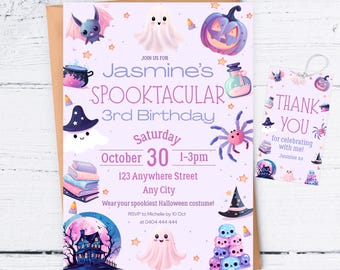 felice banner di halloween, modello di invo alla festa di halloween 3257035 Arte vettoriale a Vecteezy