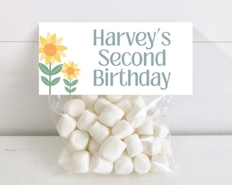 Bauernhof Geburtstag Leckerli Tasche Topper, Junge Blaue Bauernhof Geburtstagsfeier, Oink Baa Moo Zwei Party, Bauernhof Tier Party Dekor, Canva Vorlage, FF018