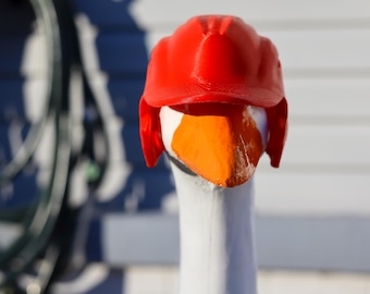 3D Printed Goose Batting Helmet: Desk & Porch Decor, Eco-Friendly