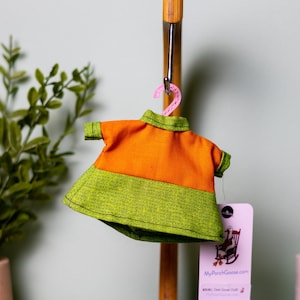 Pumpkin Patch Outfit for Desk Goose, Pumpkin Headband, Posable Wings