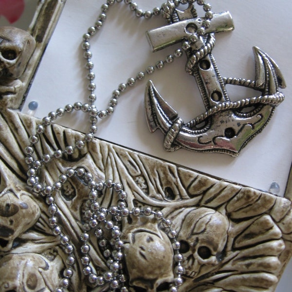 Large Anchor - Necklace