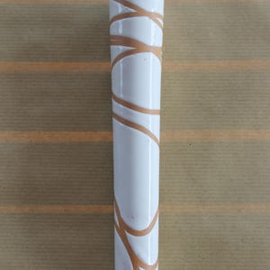 Chillum glazed with white stripes