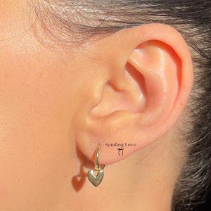 Hartoorbellen, cadeau hartvormige oorbellen, 925 zilveren hartringen, bruidsmeisjescadeaus, oorbellen voor haar, cadeau-oorbellen bruidsmeisje