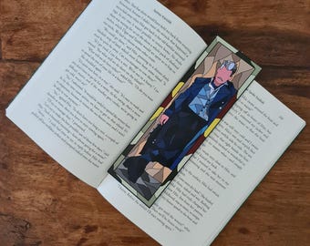 Marcapáginas de Gellert Grindelwald: Diseño de vidrieras