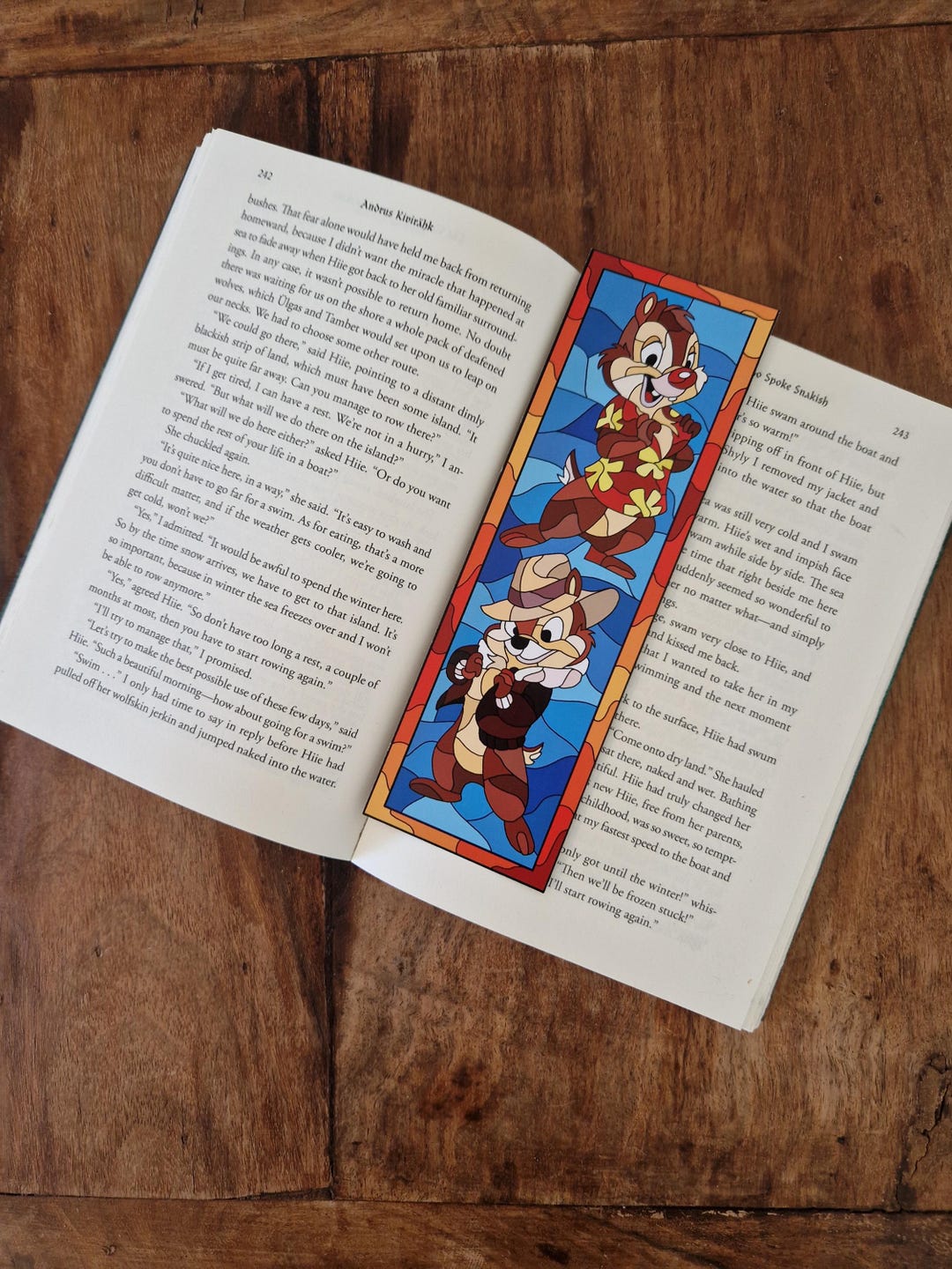 Chip N Dale Bookmark, Rescue Rangers - Etsy