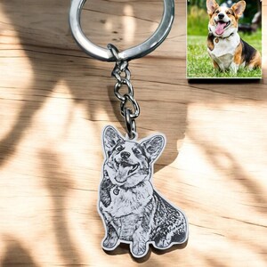 Personalized Pet Keychain/Necklace | Dog/Cat Keychain | Dog/Cat Necklace | Custom Photo Pet Keychain | Dog Photo Keychain | Gift for Her/Him