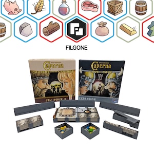 Opberginzetstuk - Snelle installatie - Caverna Caverne versus Caverne en uitbreiding - Duel - Gemaakt in Frankrijk