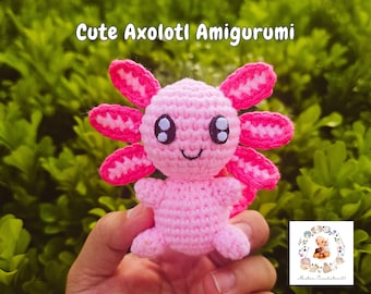 Axolotl crochet pattern, easy amigurumi Axolotl pattern, crochet Axolotl , Axolotl amigurumi, Axolotl crochet pattern, easy crochet