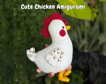 Chicken crochet pattern, easy amigurumi Chicken pattern, crochet Chicken, rooster amigurumi , chicken crochet pattern, easy crochet