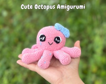 Octopus crochet pattern, easy amigurumi octopus pattern, crochet octopus, octopus amigurumi , octopus crochet pattern, crochet