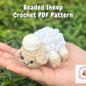 Perlen Fidget Schafe Häkelmuster, Schafe Häkelanleitung, Crochet Fidget Toy, Perlen Häkelanleitung, Schafe Amigurumi, häkeln