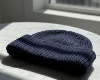 100 % reine Kaschmirmütze für Herren | Handgestrickte Himalaya-Pashmina-Mütze | 3-lagige Wintermütze für Herren (16 Mikron) | NPIA-zertifiziert (Nepal)