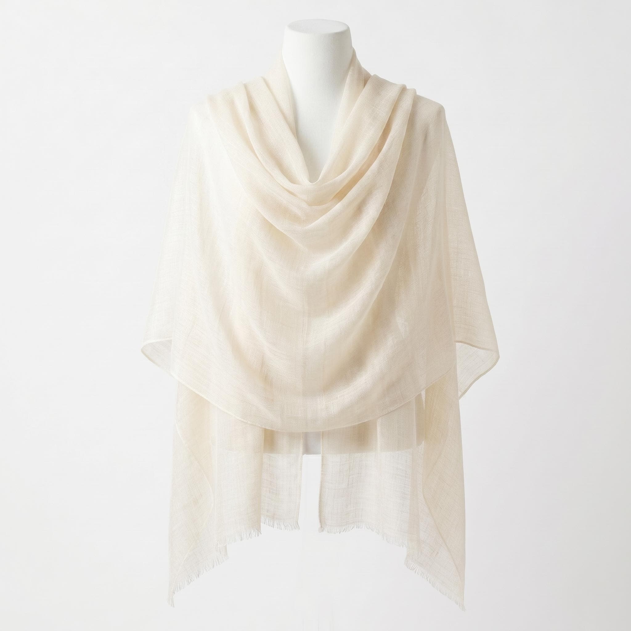 sachin and babi light blue dress Off White Shawl