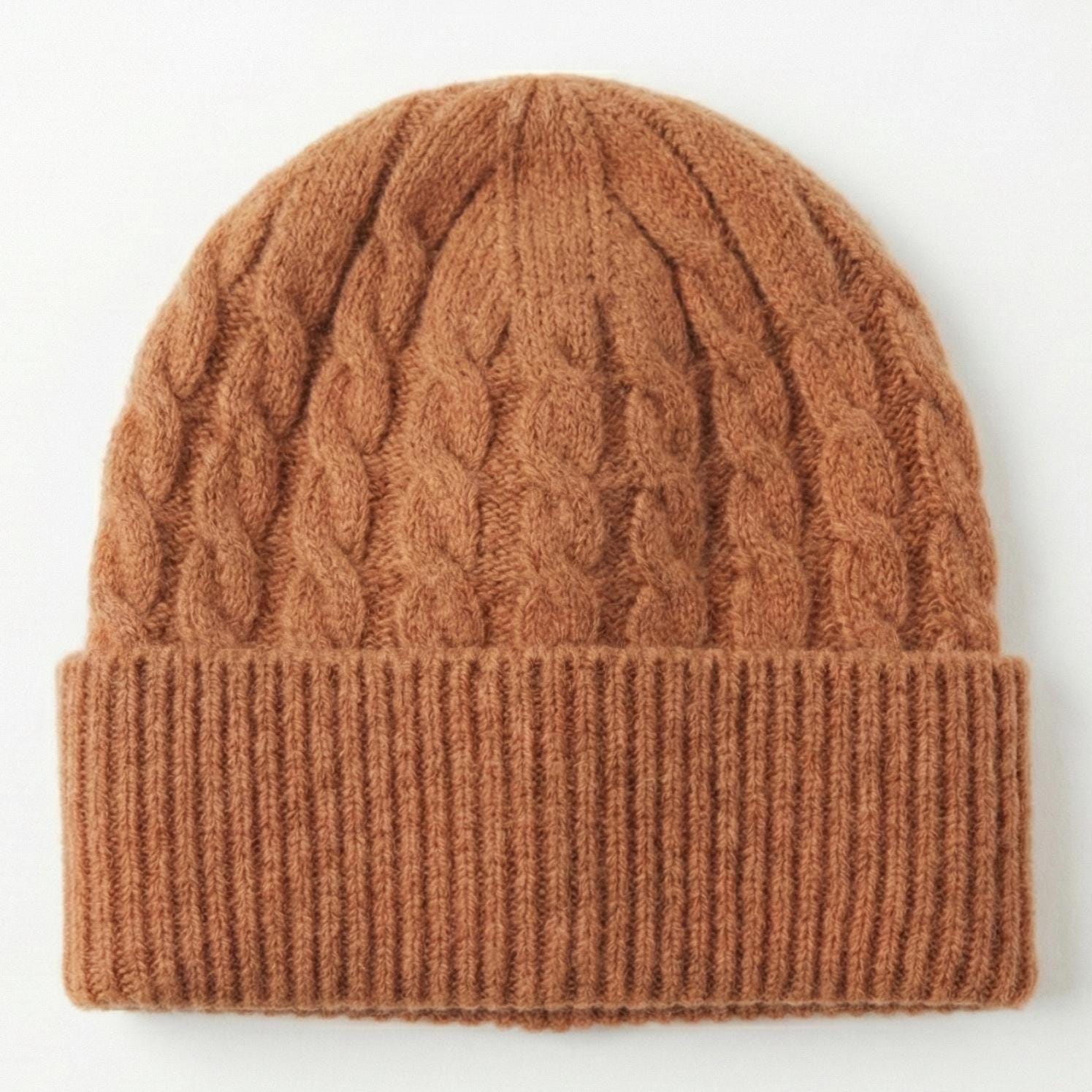 NPIA Certified 100% Pure Cashmere Beanie Men | 2-ply 16 