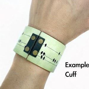 RBG Cuff I Dissent Black Leather Womens Rights Bracelet Ruth Bader Ginsburg Political Equality image 2