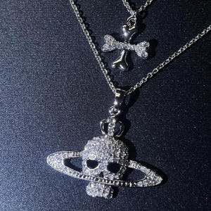 Vivienne westwood skull necklace - Etsy 日本