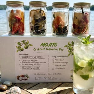 Cocktail Infusion Kit: Mojito Infusion Sampler Box | Gift Set