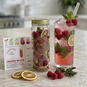 Cocktail Infusion Kit: Cocktail in a Jar, Alcohol Infuser, Mixology
