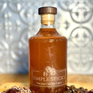 Gourmet Simple Syrup for Cocktails, Mocktails, Seltzers, Teas, Coffees, Lattes, Lemonades / More than 10 flavors available! 12 ounces