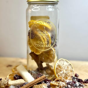 Cocktail Infusion Kit | GROOMSMEN GIFT | Bourbon Lover | Infuser | Cocktail in a Jar | Bourbon | Infuser |  Alcohol Infusion | Gift for Him