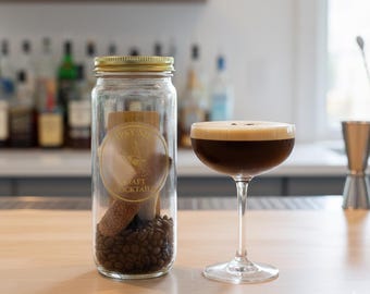 Cocktail Infusion Kit: Espresso Martini, Cocktail in a Jar, Alcohol Infuser, Mixology
