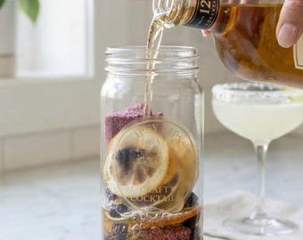 Margarita Cocktail Infusion Kit: Tequila Alcohol Infuser in a Jar