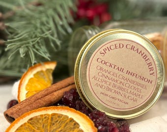Christmas Cocktail Infusion Kit: Cocktail in a Jar, Alcohol Infuser, Stocking Stuffer