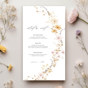 Wedding Invitation | Aperol Spritz Bridal Shower Invite | Citrus Orange Bridal Brunch | Bright Floral Design Instant Download