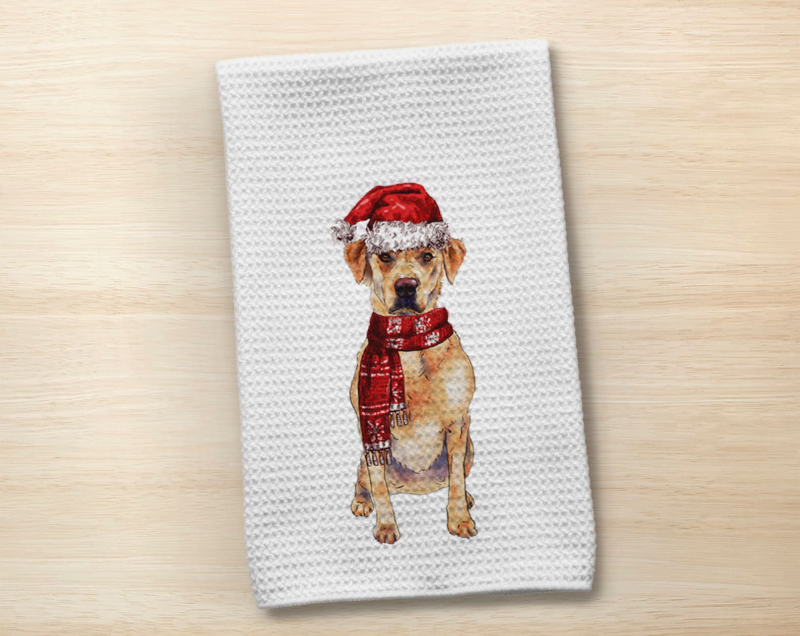 Dog Towel Labrador Retriever Towel Yellow Lab Towel Kitchen Etsy