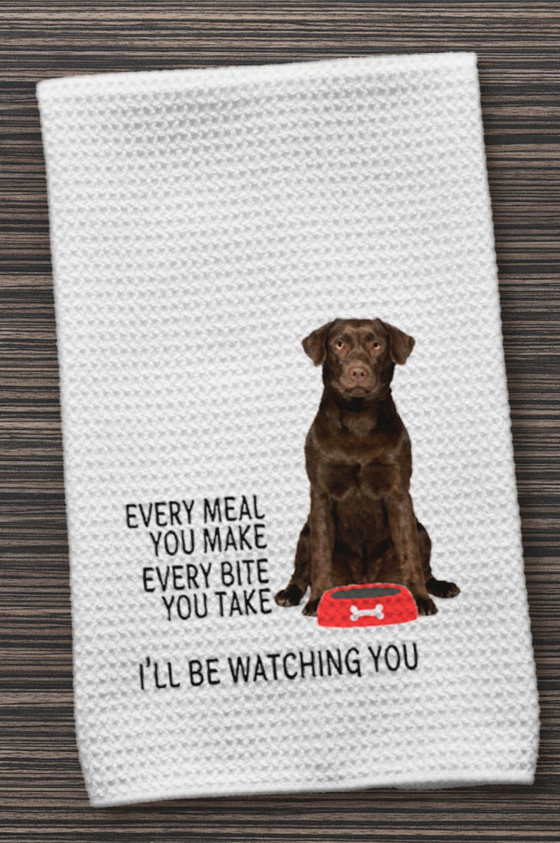 Custom Dog Towel Chocolate Lab Towel Labrador Towel Etsy