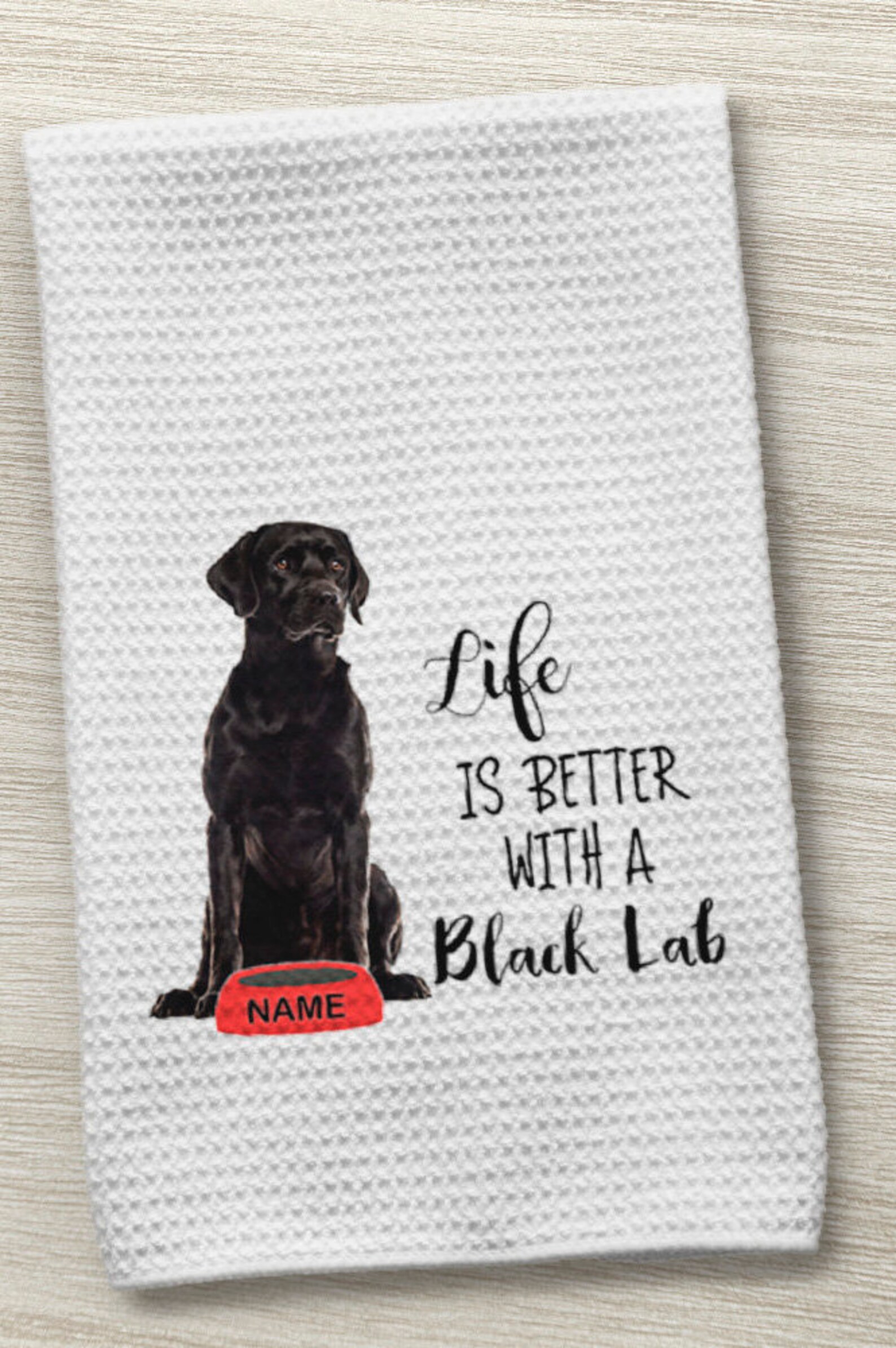 Dog Towel Black Lab Towel Labrador Towel Black Labrador Etsy