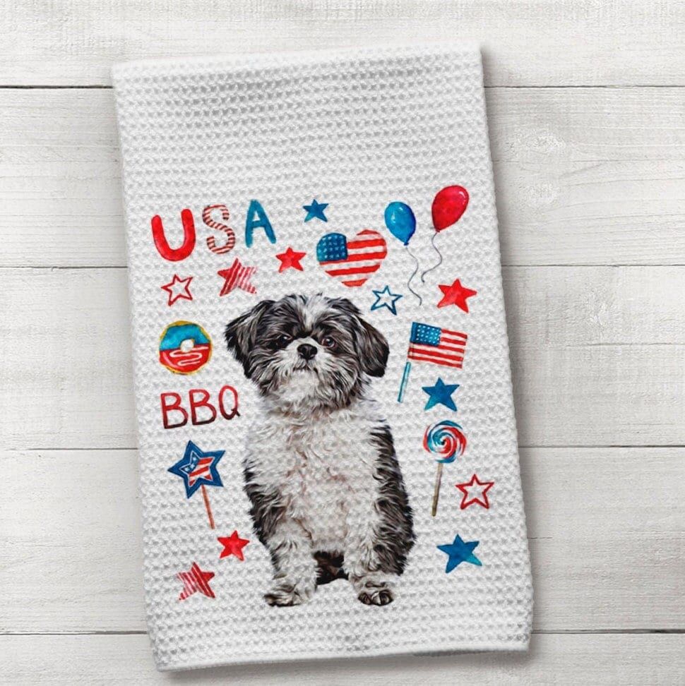 Shih Tzu Beach Towel - Pink Shih Tzu Beach Towel - Pink