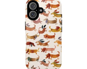 Dachshund, Doxie Phone Case, iPhone 8-17, Samsung Galaxy