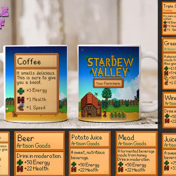 Stardew Valley Mug Farm Etsy