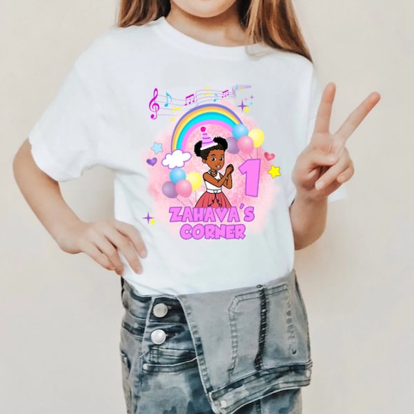 Personalized Gracie Corner Birthday Girl Shirt, Custom Gracie Birthday Family Matching Shirt, Birthday Family Birthday Gift For Boy/Girl