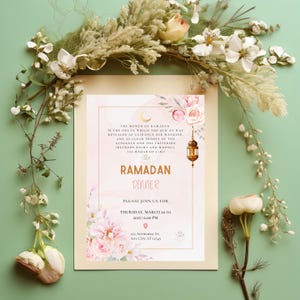 Ramadan Kareem, afdrukbaar en digitaal, elegante iftar-uitnodiging, Ramadan Eid Mubarek, iftar-uitnodiging voor feest png svg, minimalistische iftar